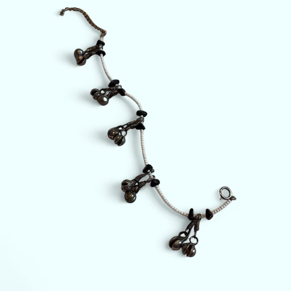 Unbranded Women's Silver and Black Jewellery